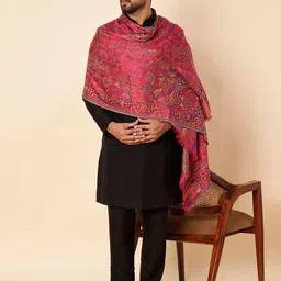 Zamour Men Woven Design Stole image 2