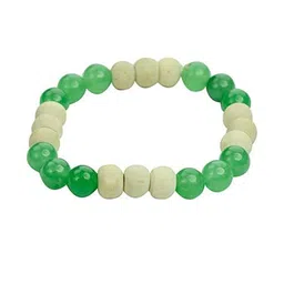 Divine souvenirs Unisex Artificial Beaded Elasticated Bracelet-picture-24