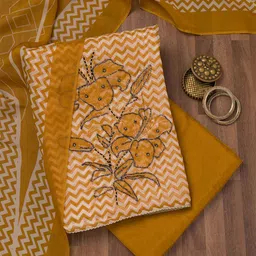 Koskii Printed Unstitched Dress Material-picture-20