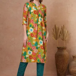 FASHOR Women Printed Kurta-image-15