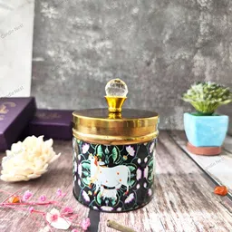 Candle Nest Black & White Cherry Scented Jar Candle image 2