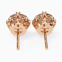 VALANOVA 18 Kt Gold Lab Grown Diamond Earrings - 1.26g image 4