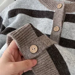Xsole Boys Striped Cardigan image 4