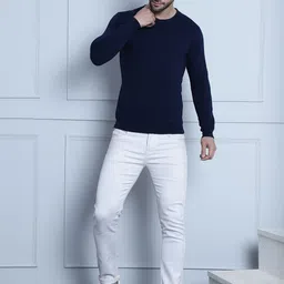Imsa Moda Round Neck Fleece Pullover Sweatshirt image 4