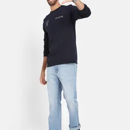 Octave Typography Printed Fleece Pullover image 5