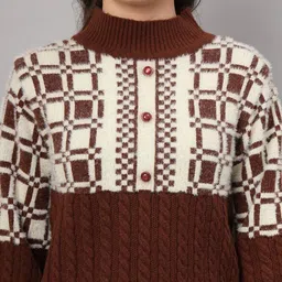 MODKLINE WITH MK Women Turtle Neck Woollen Pullover image 3