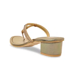 Rocia By Regal Women Embellished Open Toe Block Heels Sandals image 2