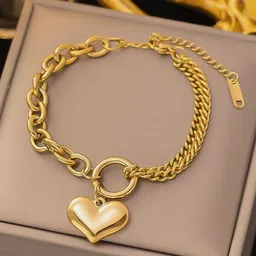 Designs & You Gold-Plated Link Bracelet-picture-32