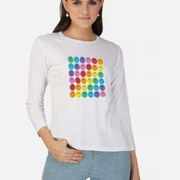 Metronaut Women Pack of 2 Bio Finish Graphic Printed Round Neck Cotton T-shirts image 5