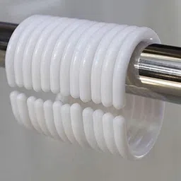 boruz White Curtain Rings, Curtain Hooks Metal-picture-17