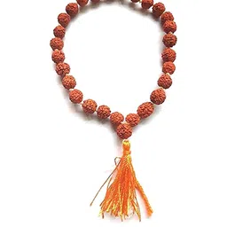 Divine souvenirs Unisex Rudraksha Beaded Statement Chain-picture-32