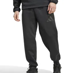 ADIDAS Men Brand Logo Printed Mid Rise Joggers-picture-30