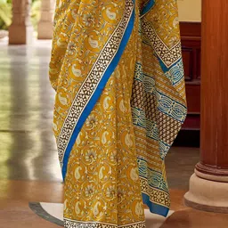 Stylum Floral Printed Designer Bhagalpuri Saree image 3