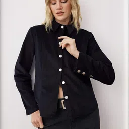 Trendyol Spread Collar Long Sleeves Jacket-picture-24