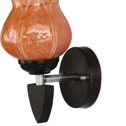 SOMIL Orange Glass Cylinder Wall Lamps image 4