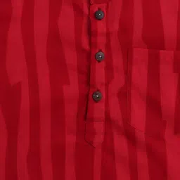 The Magic Wand Boys Floral Printed Regular Pure Cotton Kurta with Pyjamas image 5