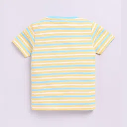 LITTLE NINJA Boys Striped T-shirt with Shorts image 4