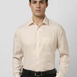 Van Heusen Men Slim Fit Spread Collar Vertical Striped Cotton Formal Shirt-picture-39