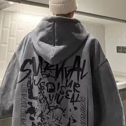 StyleCast x Revolte Typography Printed Hooded Long Sleeves Pullover Sweatshirt image 4