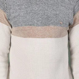 GRACIT Men Colourblocked Woollen Pullover image 5