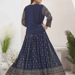 ODD BY chansi TRENDZ Embroidered Ready to Wear Lehenga & Blouse With Jacket image 2