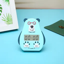 yelona Digital Sky Blue Clock image 2