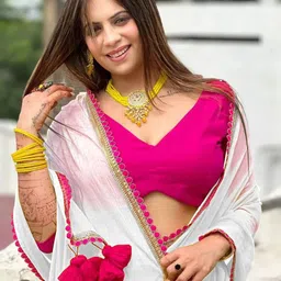 Avirat Designer Studio Embroidered Pure Georgette Designer Banarasi Saree-picture-13