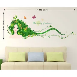 LANSTICK Green Printed Water Proof Wallpaper-image-47