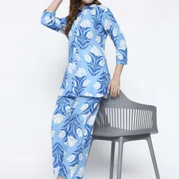 ASHRU Printed Viscose Rayon Kurta Set-picture-28