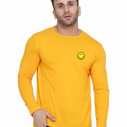 Blisstone Men Slim Fit Cotton T-shirt-image-3