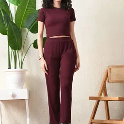 Unifringe Round Neck T-Shirt & Trousers Co-Ords-picture-29