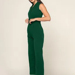Sunday Casual Green Basic Jumpsuit image 2