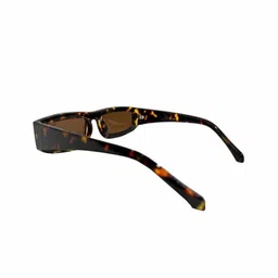 ZAADRAN Unisex Rectangle Sunglasses with Polarised and UV Protected Lens image 2