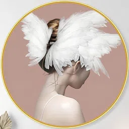 Livin'luxe White MDF Wall Paintings image 5