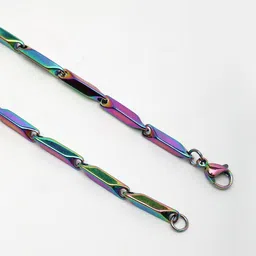 Roadster Stainless Steel Rhodium-Plated Statement Chain image 2