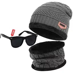 FLEXCYCAP Men Woollen Beanie-picture-35