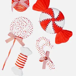 Little Surprise Box LLP Set Of 5 Candyland Themed Christmas Tree Ornaments-picture-11