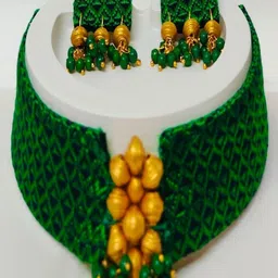 Laddki Copper Beaded Jewellery Set-picture-18