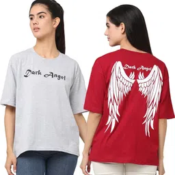 DDASPRATION Women Typography 2 Printed T-shirt image 4