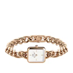 Daniel Wellington Jolie Stainless Steel Analogue Chain Watch image 2