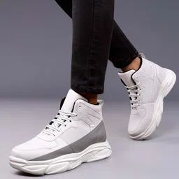 Bxxy Men Elevator Hidden Height Increasing Lace-up Boots-image-16