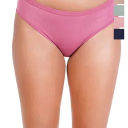 Liigne Pack Of 5 Cotton Mid-Rise Basic Briefs VCPC2222-XS-image-58