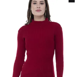 IndiWeaves Women Pack of 2 Woollen Pullover Sweaters-image-99