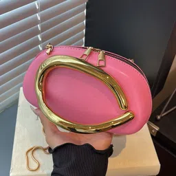 StyleCast Women Solid Crossbody Buckle Detail Sling Bag-image-62