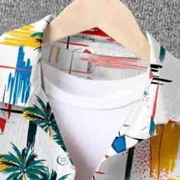 FASTDEAL Boys Printed Top & Bottom Set image 2