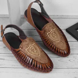 Metro Men Leather Comfort Sandals-picture-32