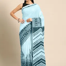 BUTA BUTI Ethnic Motifs Pure Cotton Saree-image-90