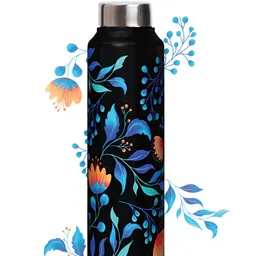 Speedex Multicoloured & Multicoloured Single Stainless Steel Printed Single Wall Vacuum Water Bottle-picture-36