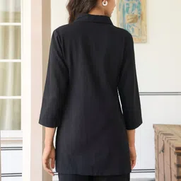 JISORA Embroidered Cotton Top image 2