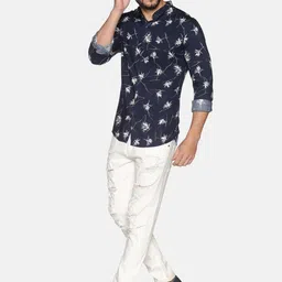 SHOWOFFFF Men Classic Slim Fit Floral Printed Casual Shirt image 4
